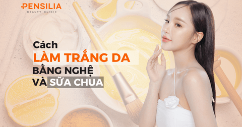 Cách làm trắng da tự nhiên với sữa chua và nghệ