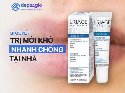 Bí quyết trị môi khô nứt nẻ chỉ trong 1 đêm tại nhà