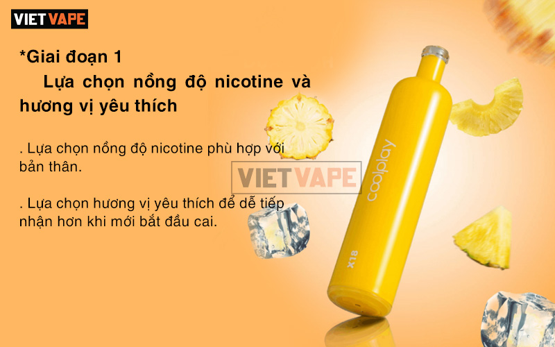 lua chon huong vi phu hop va nong do nicotin phu hop trong Pod System