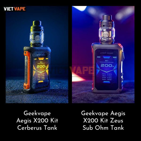 Review thiết bị GeekVape Aegis X200W Kit