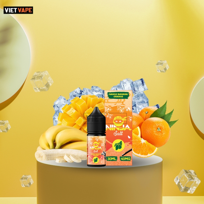 Ninja Mango Banana Orange Salt Nic 30ml Tinh Dầu Vape