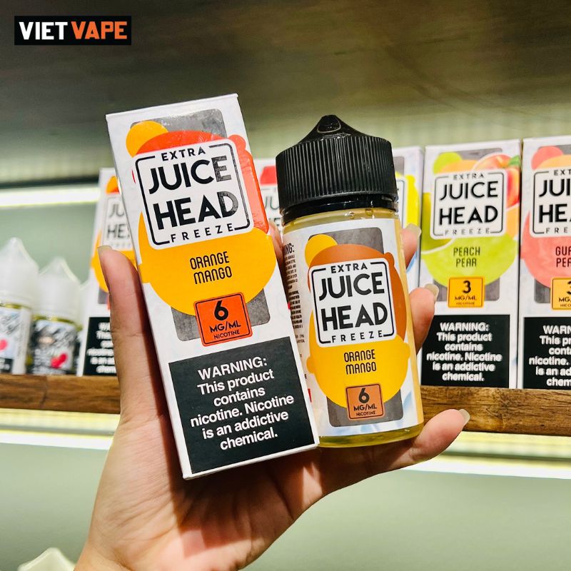 Juice Head Freeze Orange Mango Freebase 100ml Juice Mỹ
