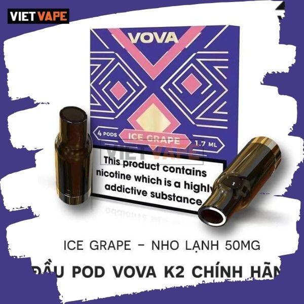 Pod Dau VOVA K2 Grape 50MG