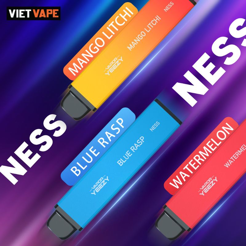 Tổng hợp về Pod hút 1 lần Vapor Yeezy Ness