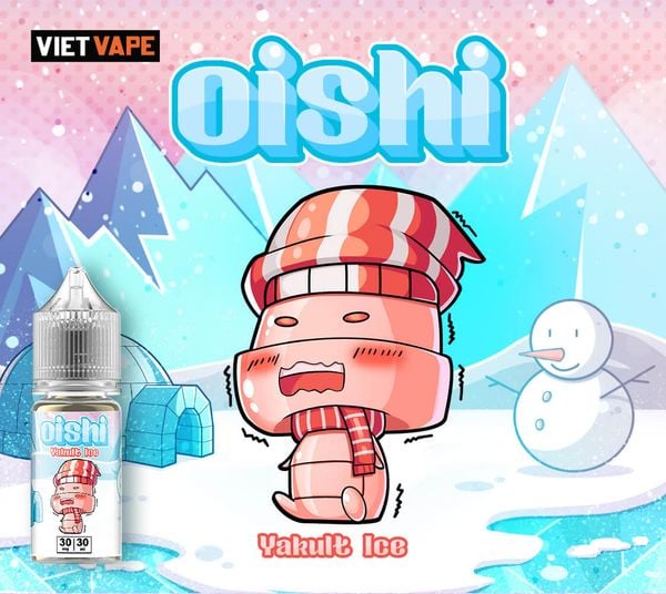 Oishi Yakult Salt Nic 30ml Tinh Dầu Vape Malaysia Ngon