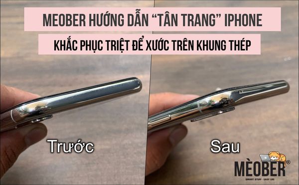 [Mẹo] Tự đánh bóng viền thép iPhone, xài bao lâu vẫn đẹp như mới!