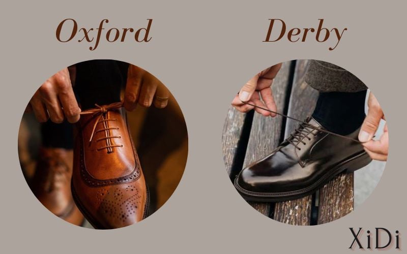 Phân biệt giày oxford và giày derby