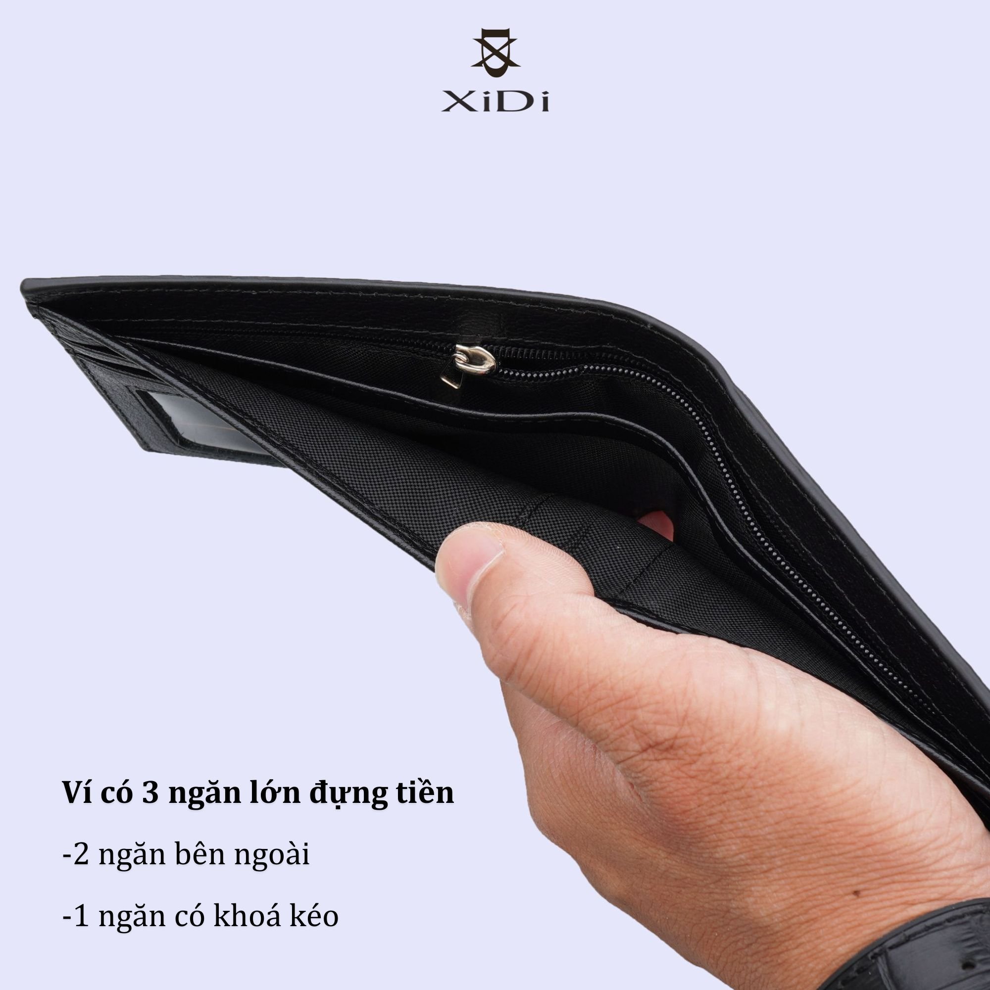 Ví ngang nam da bò cao cấp