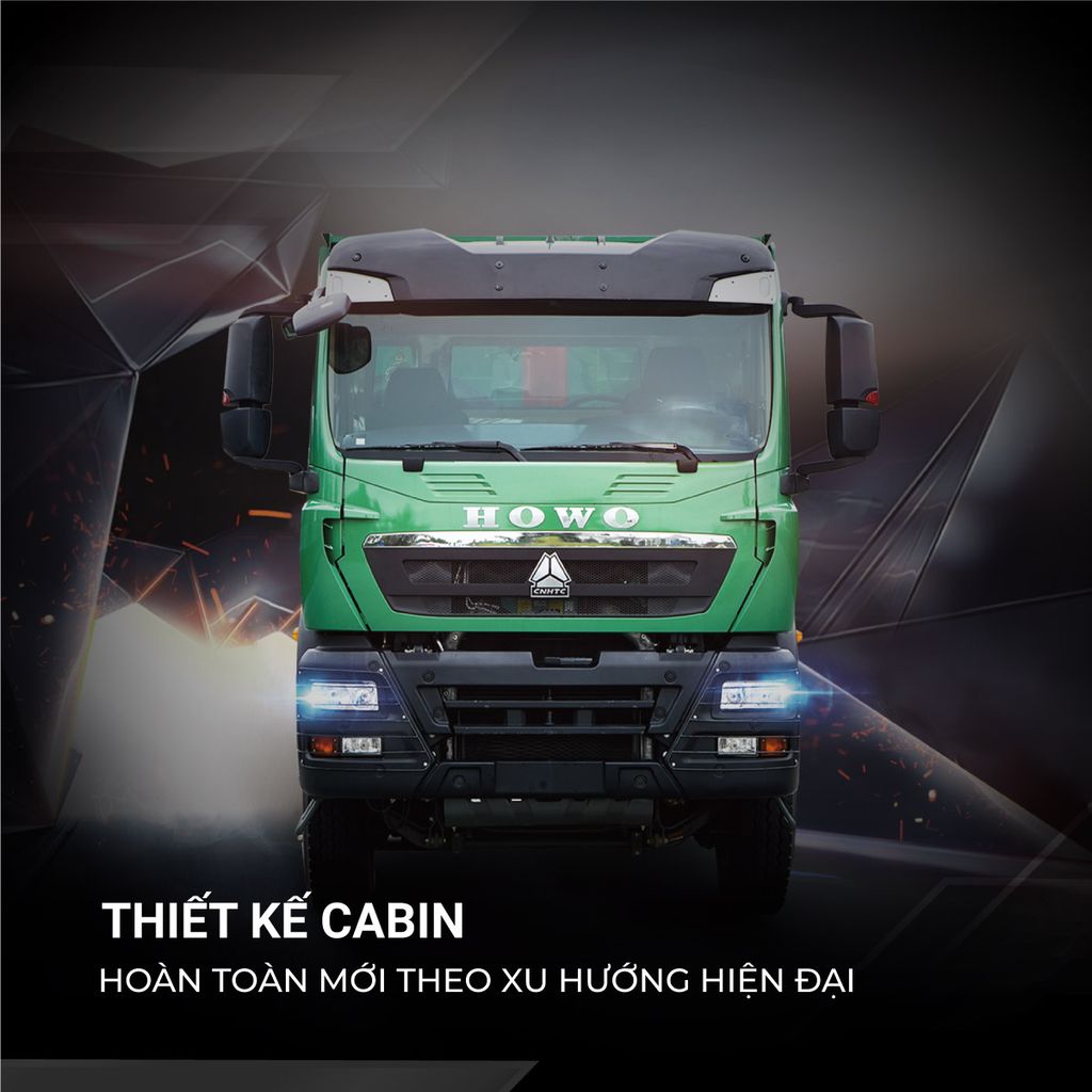 XE BEN NẶNG HOWO TX – THẾ HỆ MỚI: HIỆU NĂNG VƯỢT TRỘI