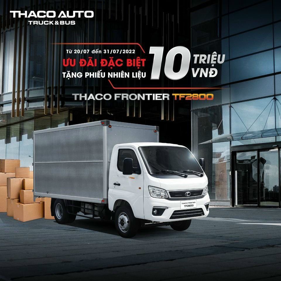 ƯU ĐÃI ĐẶC BIỆT DÀNH CHO KHÁCH HÀNG SỞ HỮU THACO FRONTIER TF2800
