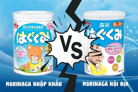 Sữa Morinaga Nhập Khẩu Và Nội Địa, Loại Nào Chất Lượng Hơn?