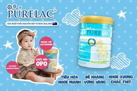 Review sữa bột công thức Purelac