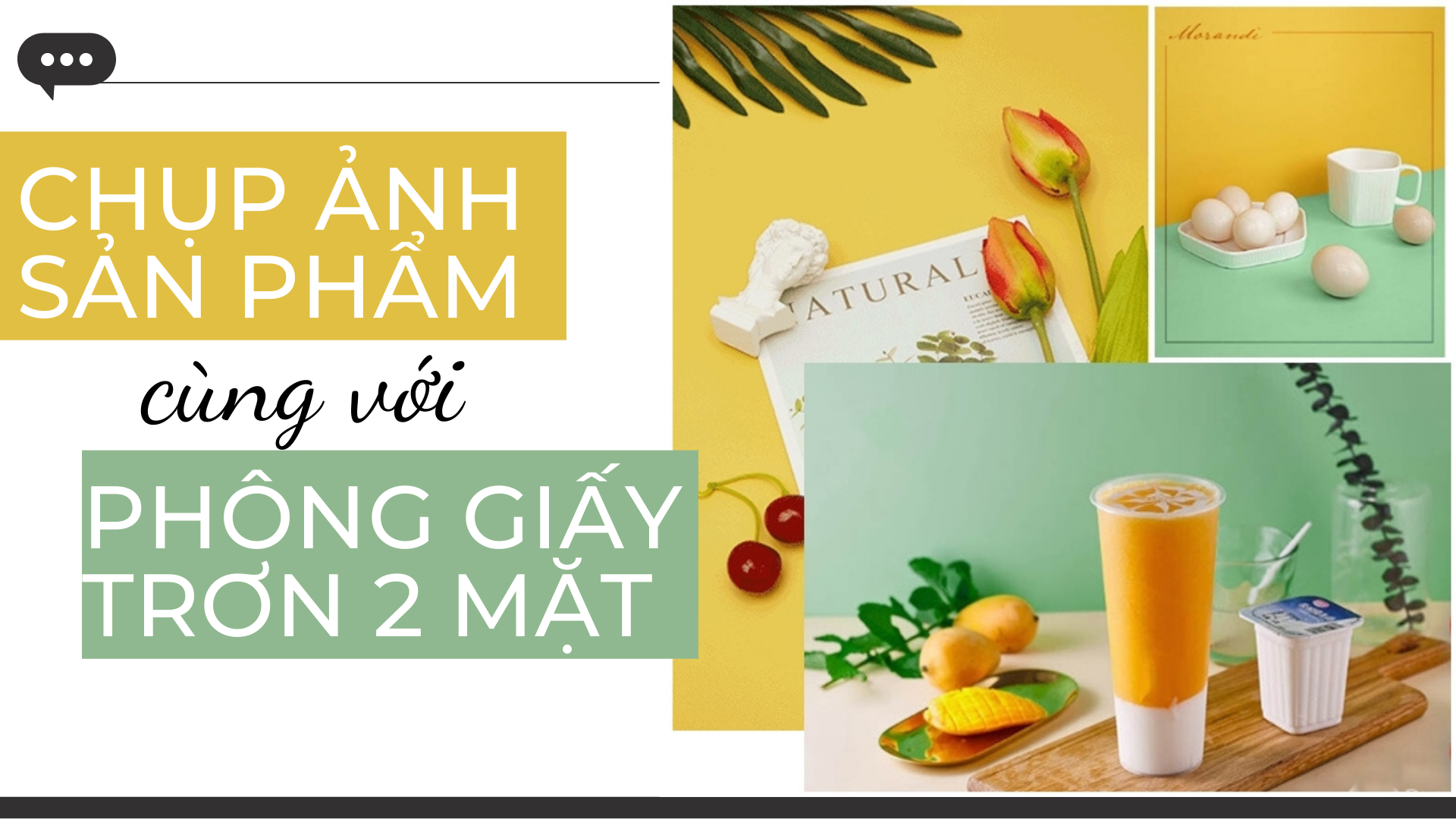 Phông Nền Giấy Trơn 2 Mặt Chụp Ảnh Sản Phẩm