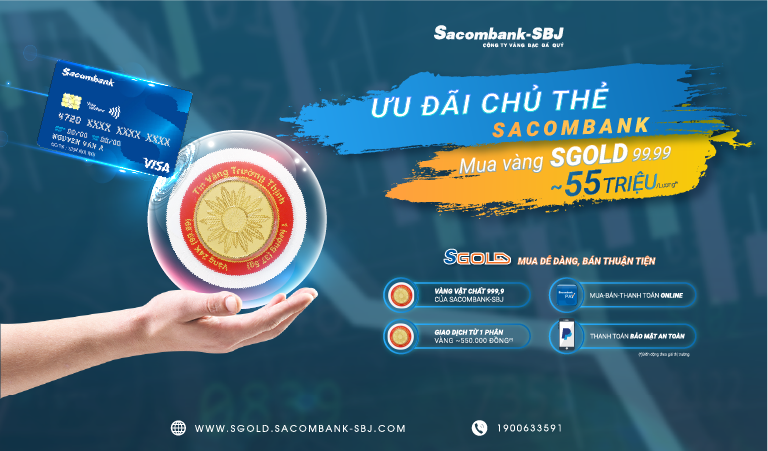 Vàng Sgold 99.99 - Tiết Kiệm Đến 14 Triệu/Lượng