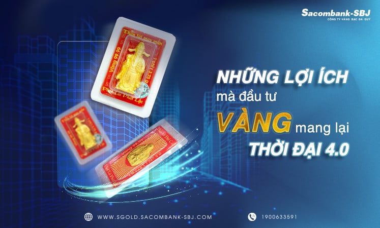 Sgold - Những lợi ích mà đầu tư vàng mang lại trong thời đại 4.0