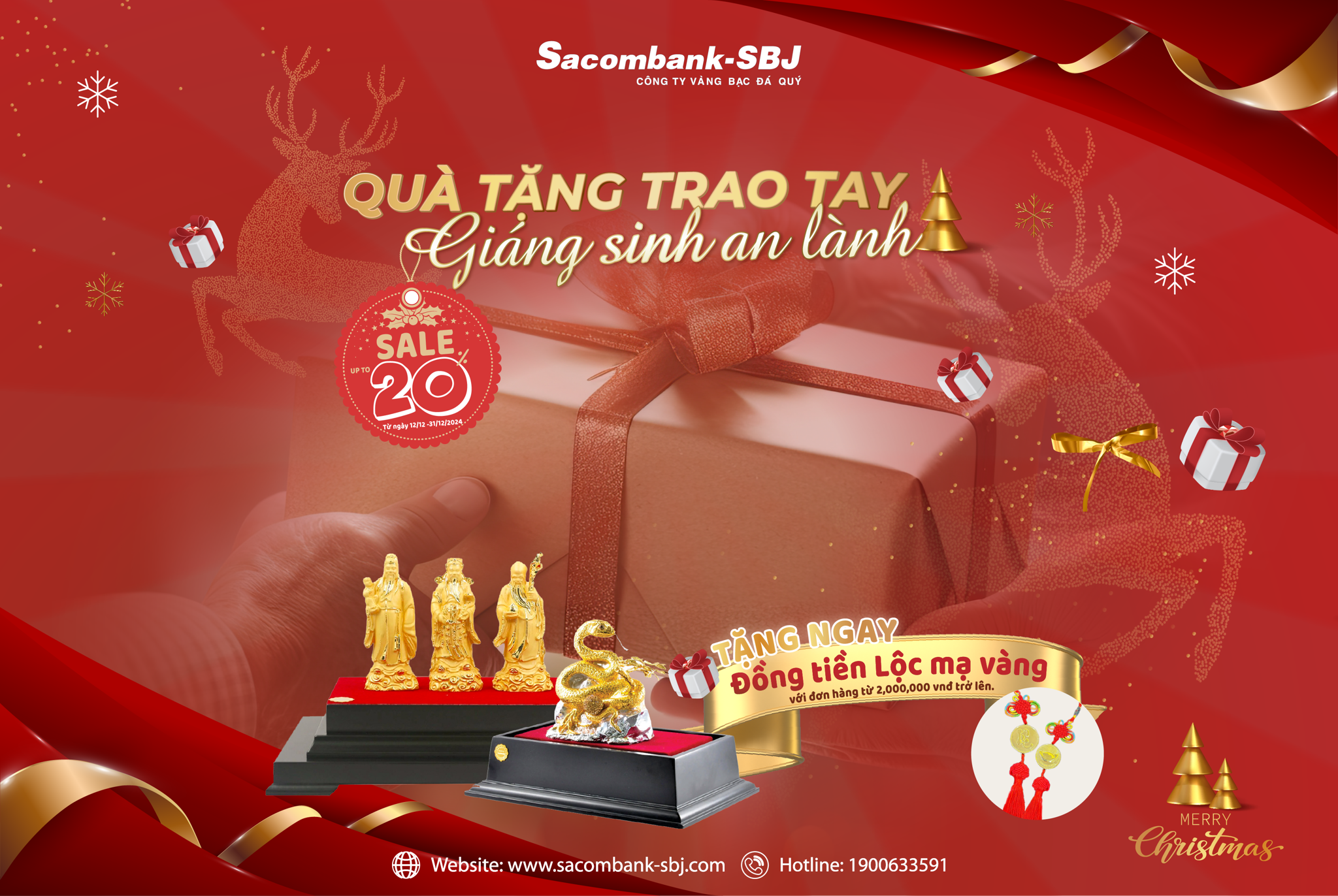 QUÀ TẶNG TRAO TAY- GIÁNG SINH AN LÀNH - CHÀO ĐÓN NĂM MỚI 2025