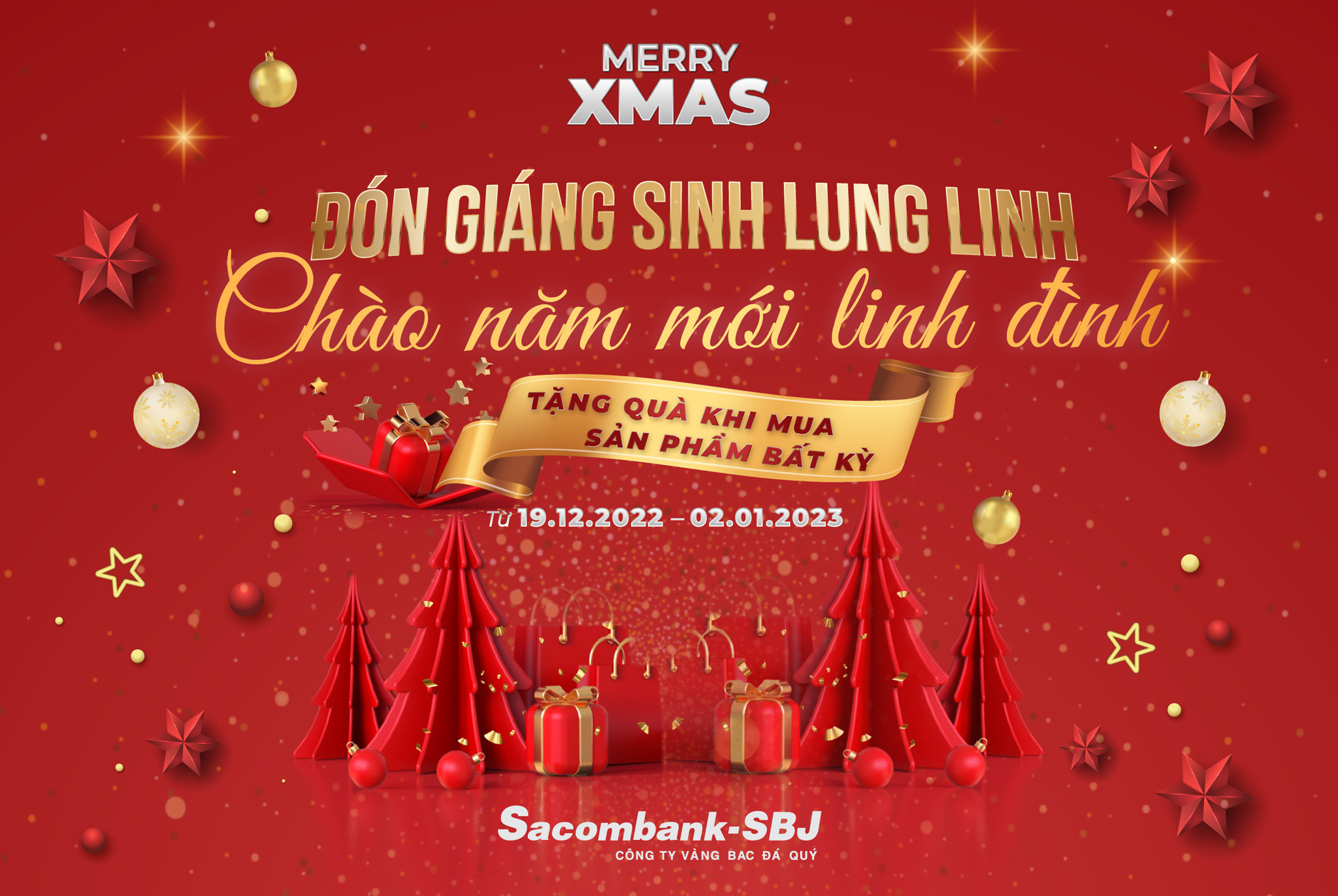 Chương trình ưu đãi tháng 12/2022 “Đón Giáng sinh lung linh - Chào năm mới linh đình”
