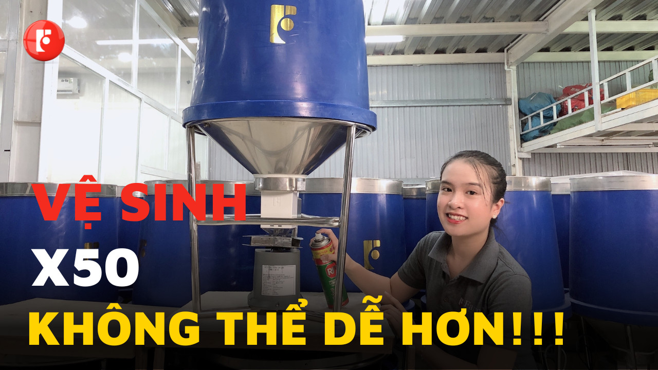 Hướng dẫn vệ sinh Máy Cho Tôm Ăn X50