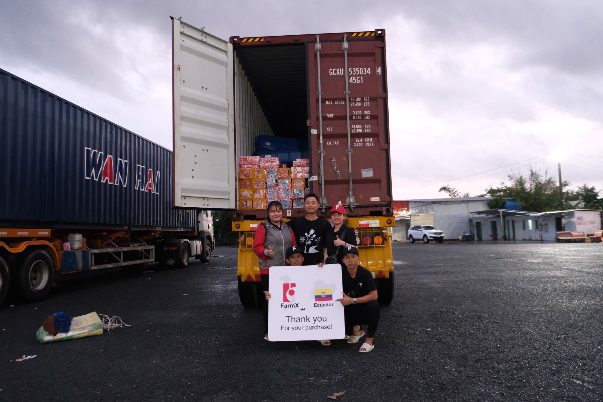 FarmX Xuất Khẩu Thiết Bị Nuôi Tôm Sang Ecuador