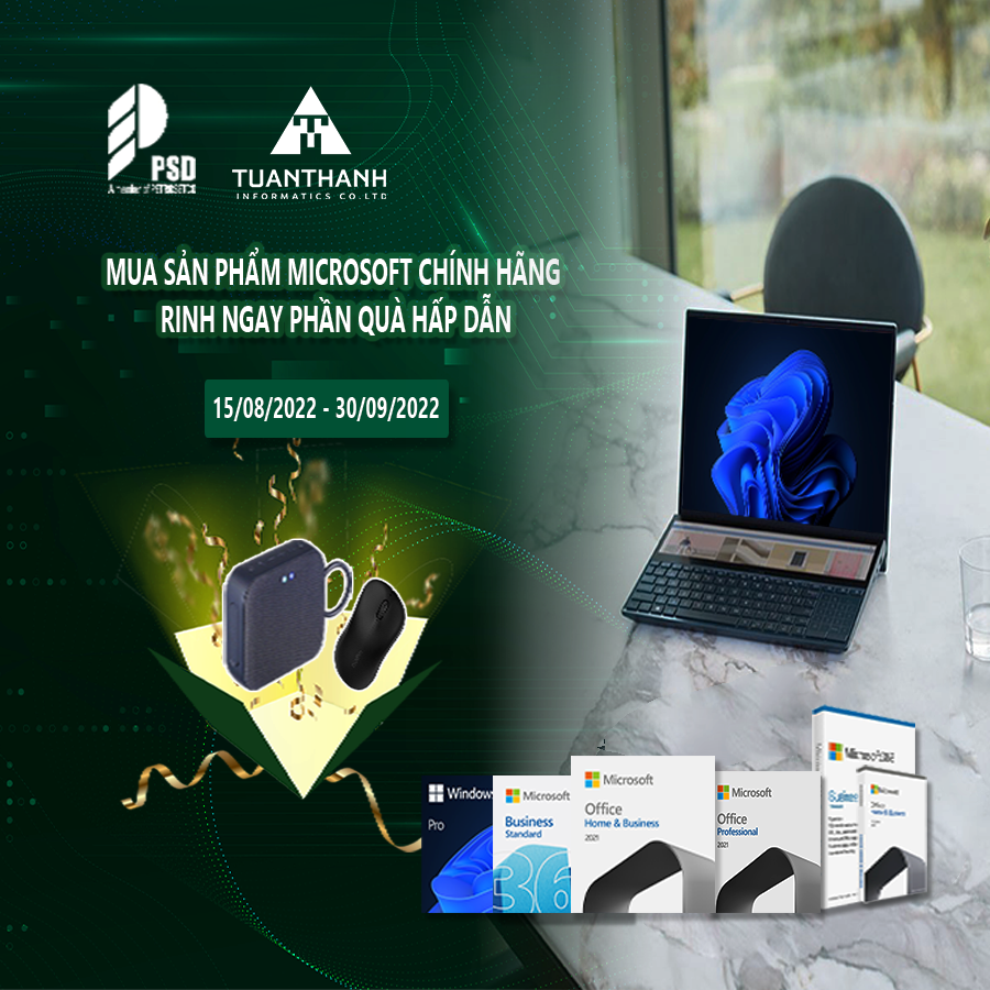 Mua Sản Phẩm Microsoft Chính Hãng – Rinh Ngay Phần Quà Hấp Dẫn