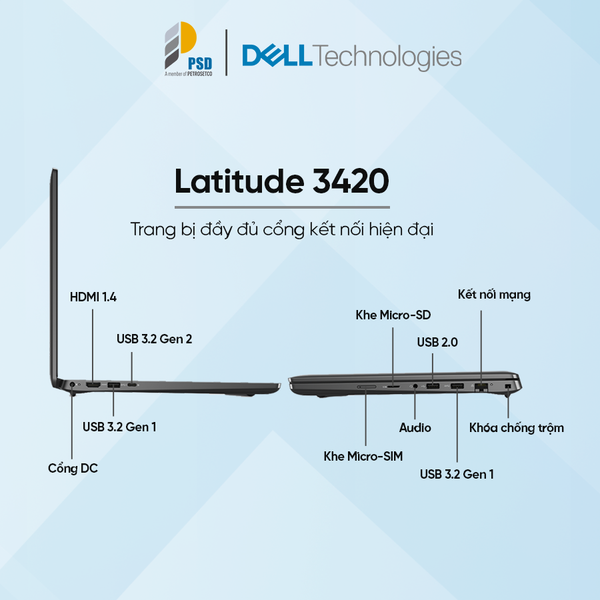 Laptop Dell Latitude 3420