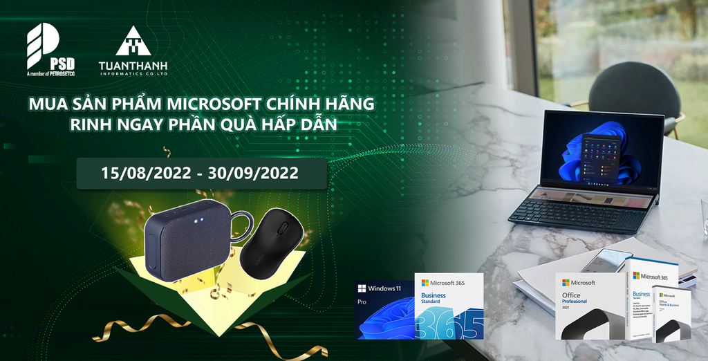 Mua Sản Phẩm Microsoft Chính Hãng – Rinh Ngay Phần Quà Hấp Dẫn