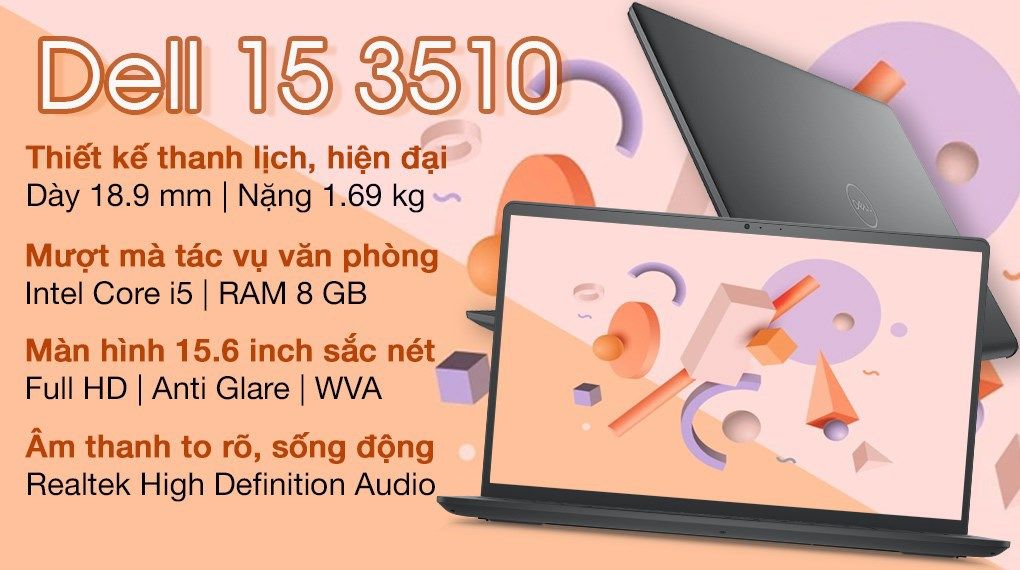 Laptop Dell Vostro 3510 Core i5 - DELLV3510BP112F002