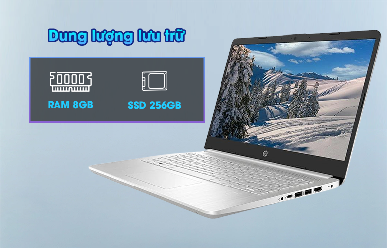 Laptop HP 14s-dq5054TU - 6R9M7PA - Dung lượng