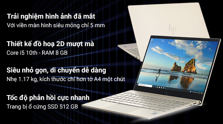 Laptop HP Envy 13-aq1022TU (8QN69PA) thông tin tổng quan
