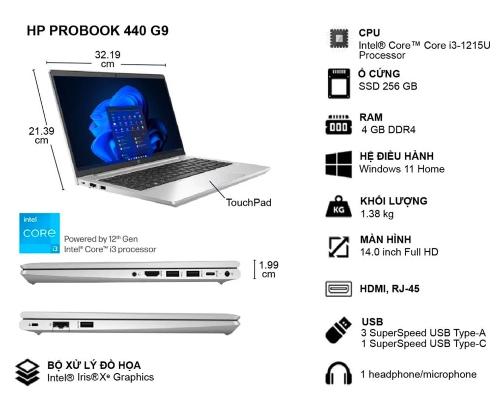 Đánh giá laptop HP Probook 440 G9 6M0Q8PA: Hiệu năng tốt, thiết kế đẹp