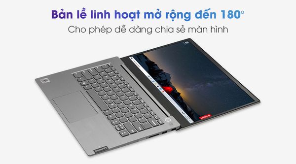 Laptop Lenovo ThinkBook 14 G2 ITL i3 20VD00XWVN thiết kế bản lề mở 180 độ