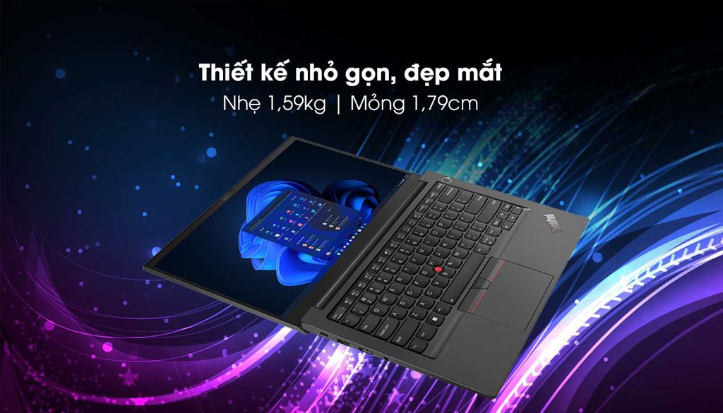 Laptop Lenovo ThinkPad E14 Gen 4 có thiết kế nhỏ gọn