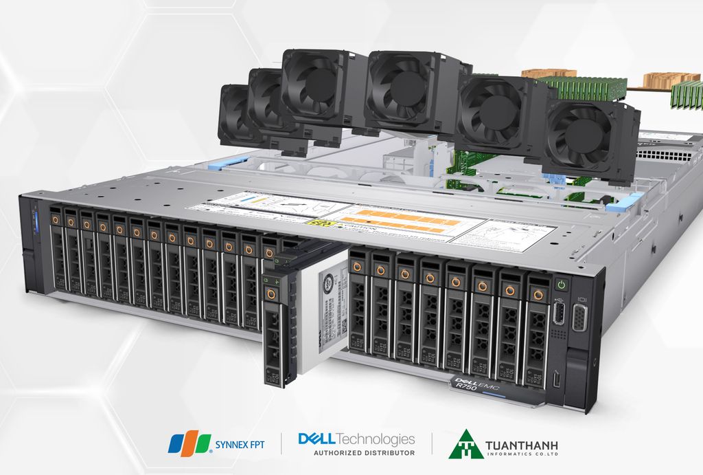 Ra mắt máy chủ DellEMC PowerEdge R750