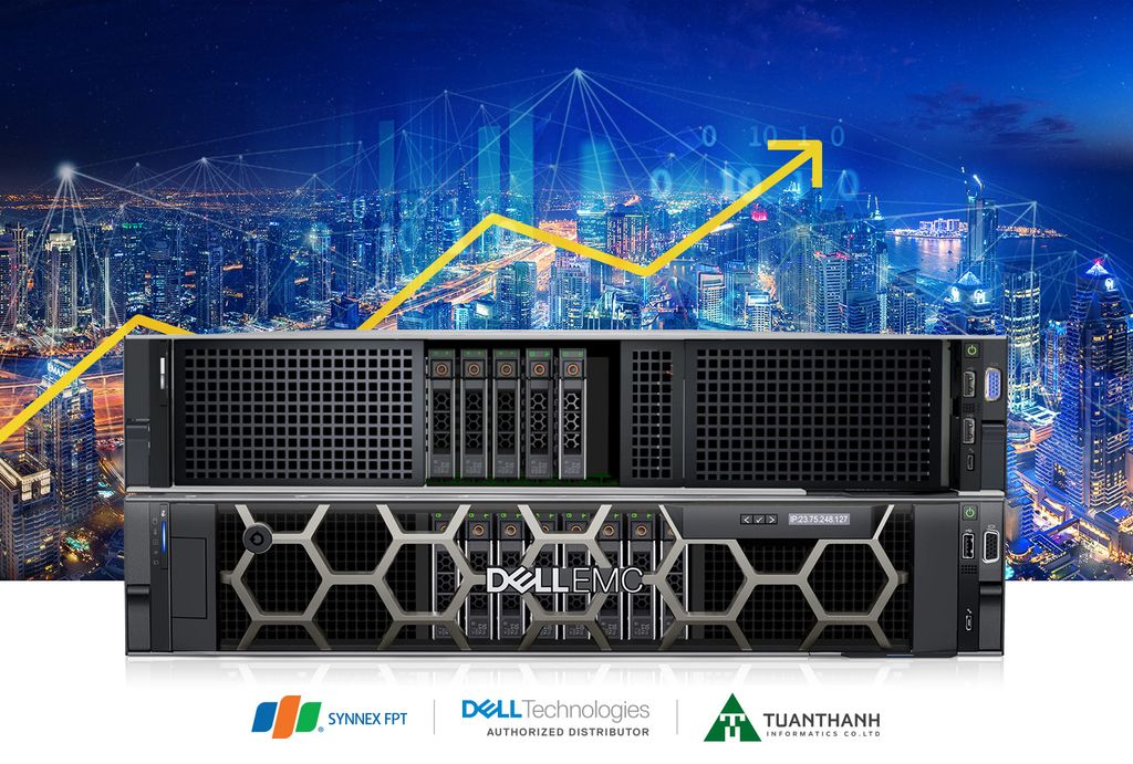 Máy chủ DellEMC PowerEdge R750xa mạnh mẽ, tối ưu GPU chuyên sâu