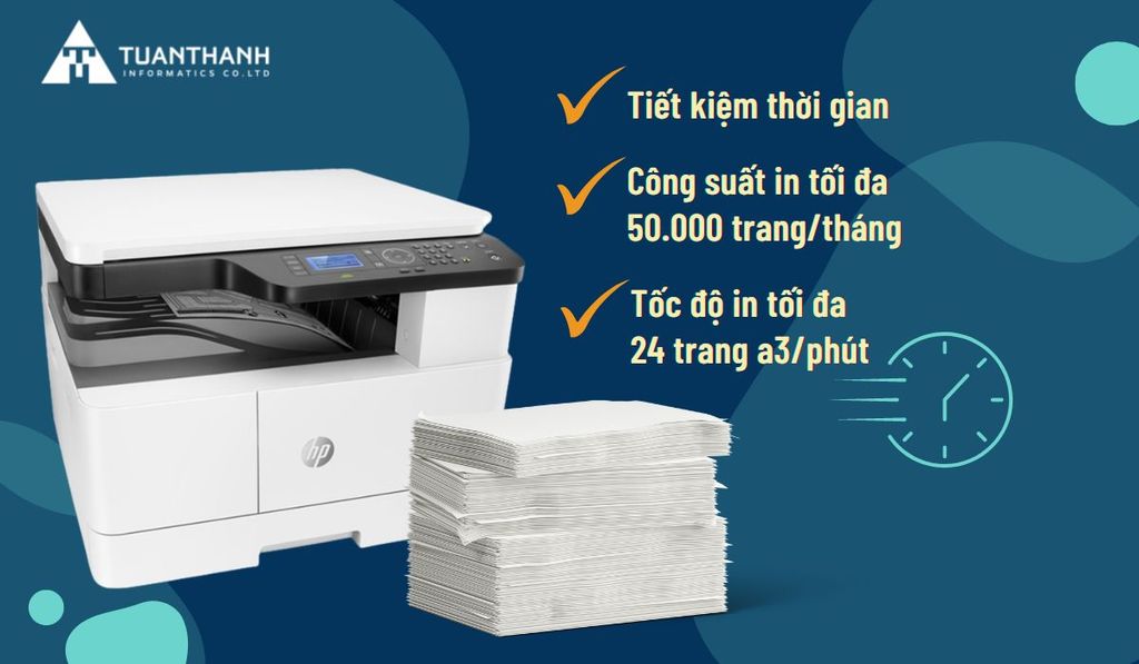 Hiệu năng của máy in A3 HP LaserJet M440dn 8AF47A