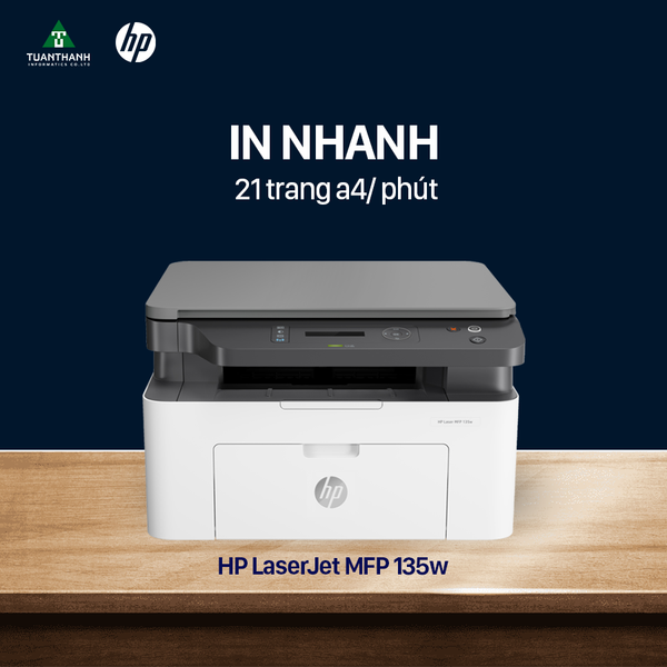 Máy in HP LaserJet Pro MFP 135w 4ZB83A - Tốc độ in