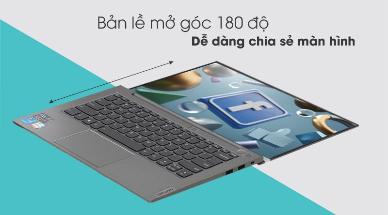 Laptop Lenovo ThinkBook 14s G2 ITL i5 20VA000NVN) bản lề mở 180 độ