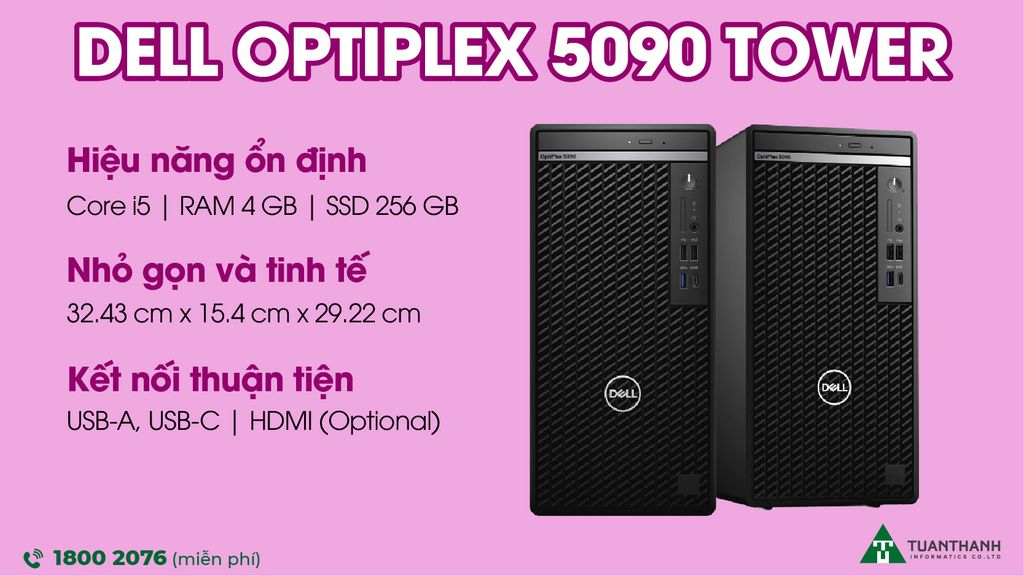PC Dell Optiplex 5090 Tower i5 (70272957)