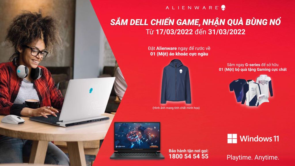 Ưu đãi tháng 3: Sắm Dell chiến Game, nhận quà bùng nổ
