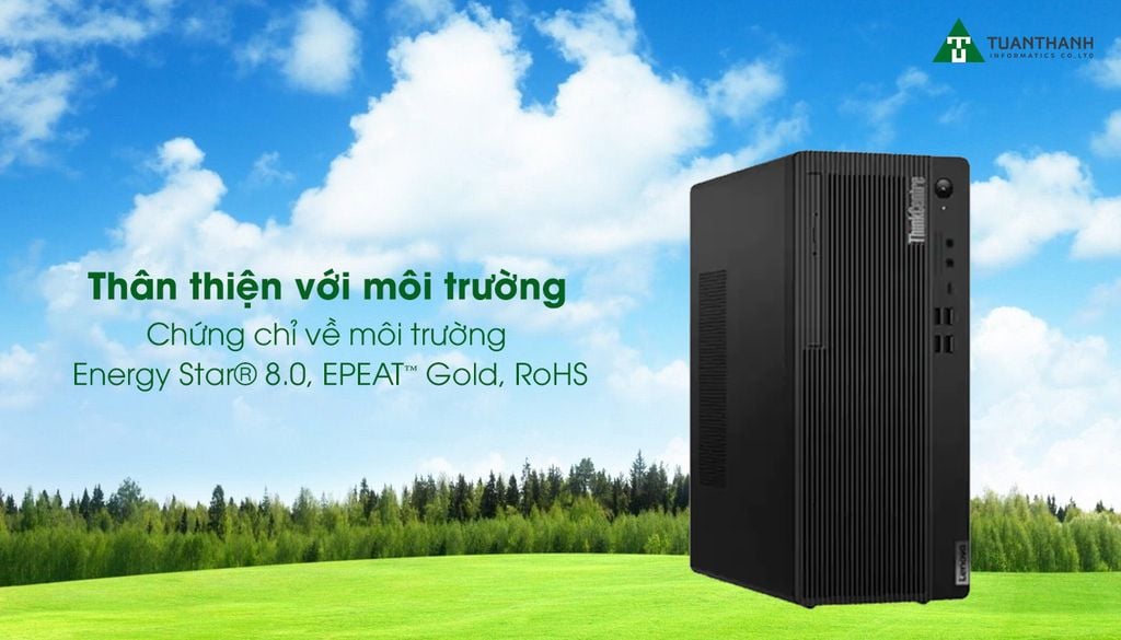 PC Lenovo ThinkCentre M70t Gen 3 thân thiện với môi trường & thân thiện với người dùng