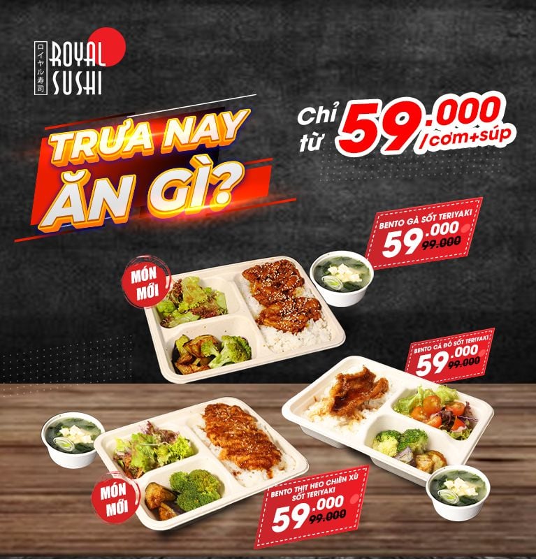 TRƯA NAY ĂN GÌ?? SET LUNCH CHỈ TỪ 59.000VND