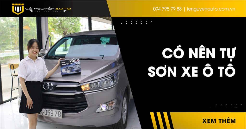 [Giải Đáp] Có Nên Tự Sơn Xe Ô Tô Tại Nhà Không?