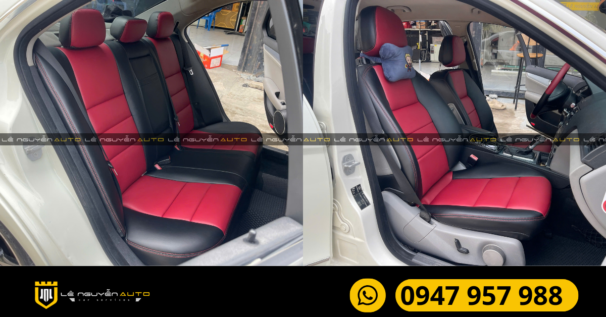Quy trình bọc ghế da cho Mercedes C200