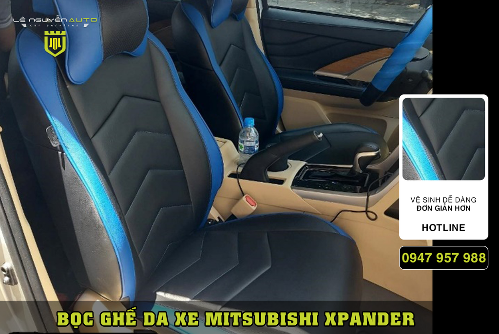 Bọc ghế da ô tô Mitsubishi Xpander