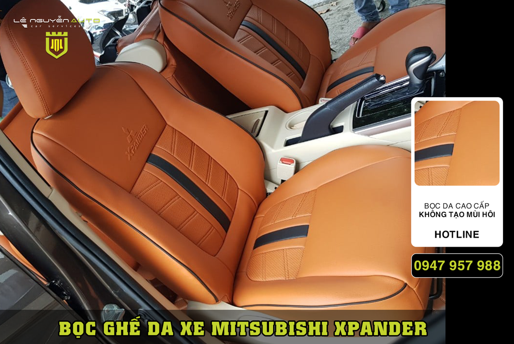 Bọc ghế da ô tô Mitsubishi Xpander