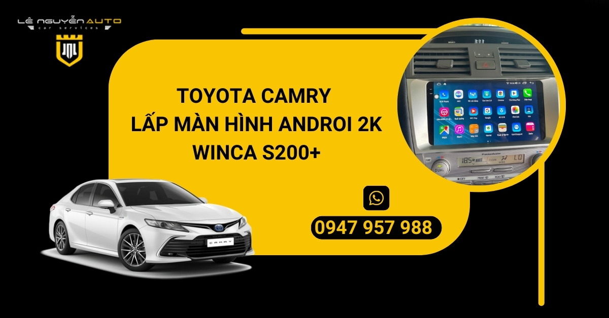 Giới thiệu sản phẩm màn hình Android 2K Winca S200+