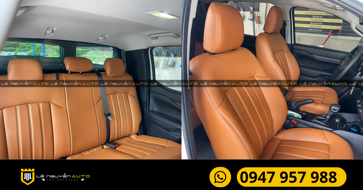 3. Lợi ích của bọc ghế da Nappa cho Ford Ranger