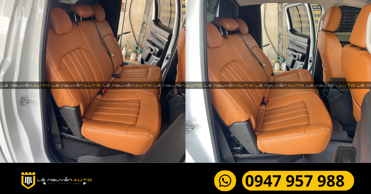 4. Vì sao nên lựa chọn bọc ghế da Nappa xe Ford Ranger tại Lê Nguyễn Auto?