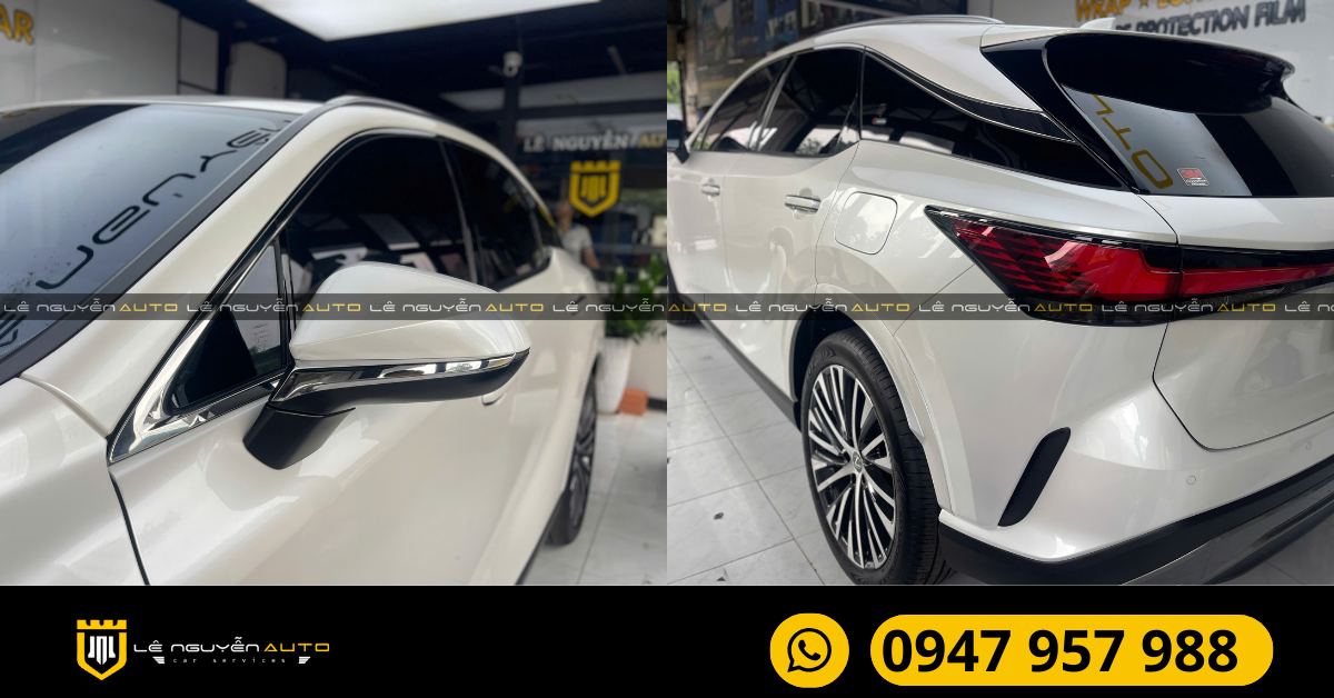 3. Quy trình dán PPF chuyên nghiệp cho Lexus RX350
