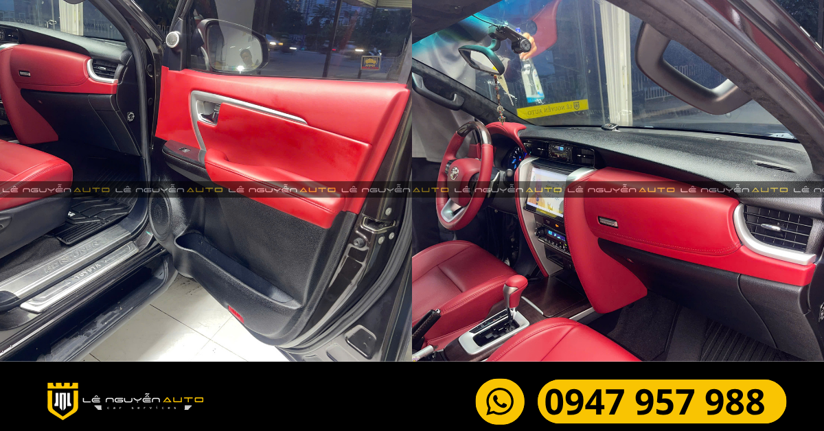 2. Các loại da thường dùng để bọc ghế Toyota Fortuner